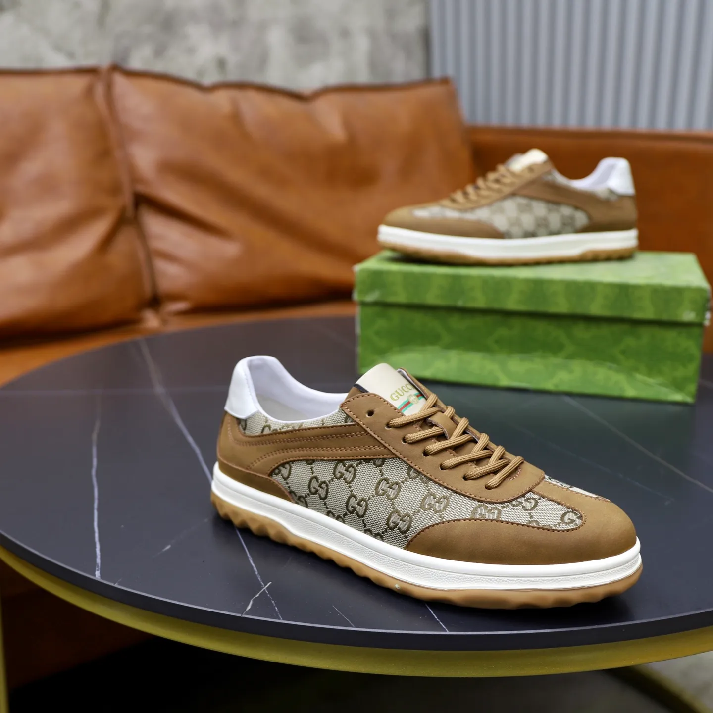 Men's shoes: 440💰🙅‍♂️🙅‍♂️🙅‍♂️ Brand: GUCCI Standard code: 38–44 (45 can be customized) Grade: Same as the official website Material: Original cowhide fabric Comfortable pigskin lining Lightweight wear-resistant outsole Style category: Men's fashionable casual shoes and boots Running sneakers Distinguished luxury brand elements Top luxury Color: actual picture color